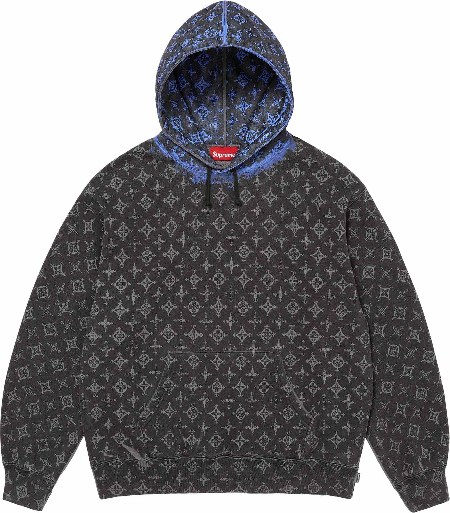 Overprint Fade Hooded Sweatshirt view 2